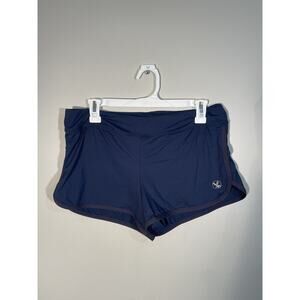Women’s Title Nine Athletic‎ Running Workout Shorts Blue, Sz M